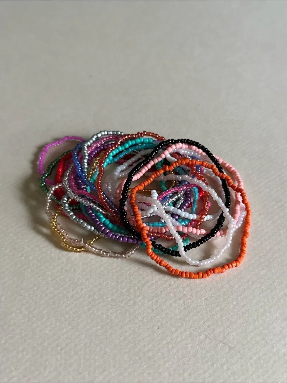 Boho beaded bracelet #2690